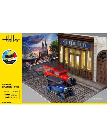 STARTER KIT Diorama Splendid Hotel, 1/24 - Heller 52330