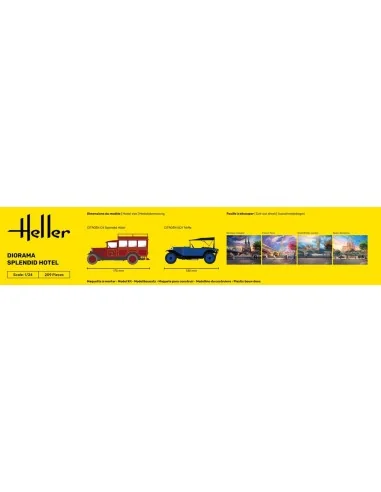 Diorama Splendid Hotel, 1/24 - Heller 50330