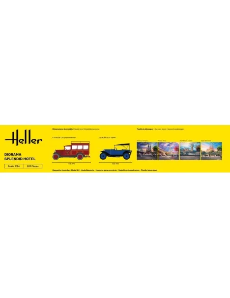 Diorama Splendid Hotel, 1/24 - Heller 50330