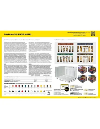 STARTER KIT Diorama Splendid Hotel, 1/24 - Heller 52330