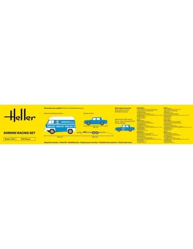 STARTER KIT Gordini Racing Set, 1/24 - Heller 52328