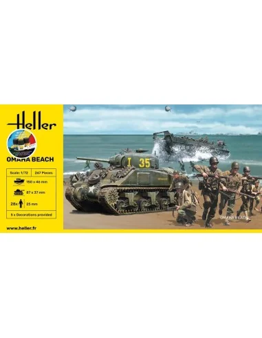 STARTER KIT Omaha Beach, 1/72 - Heller 52332