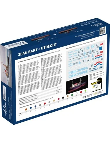 STARTER KIT Twin Set Jean Bart + Utrecht, 1/200 - Heller 55602