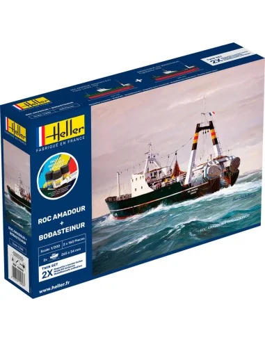 STARTER KIT Twin Set Roc Amadour + Bordasteinur, 1/200 - Heller 55608