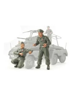 Sdkfz 232 Panzerfunkwagen Crew-2 fig. - Hobby Fan HF717