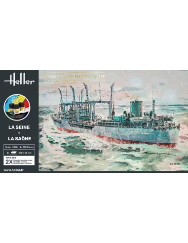 STARTER KIT Twin Set La Seine + La Saone, 1/400 - Heller 55050
