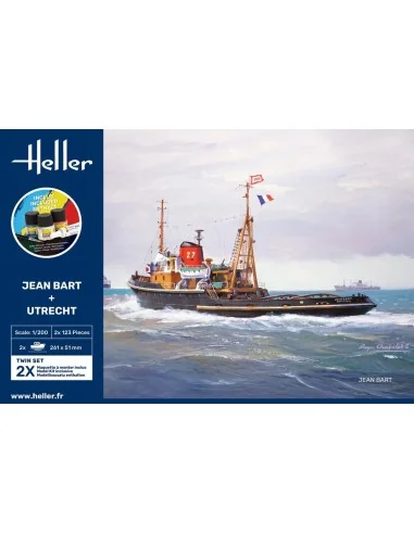 STARTER KIT Twin Set Jean Bart + Utrecht, 1/200 - Heller 55602