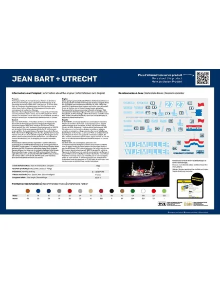 STARTER KIT Twin Set Jean Bart + Utrecht, 1/200 - Heller 55602