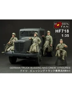 German truck BÜSSING NAG crew 4 Fig., 1/35 - Hobby Fan HF718