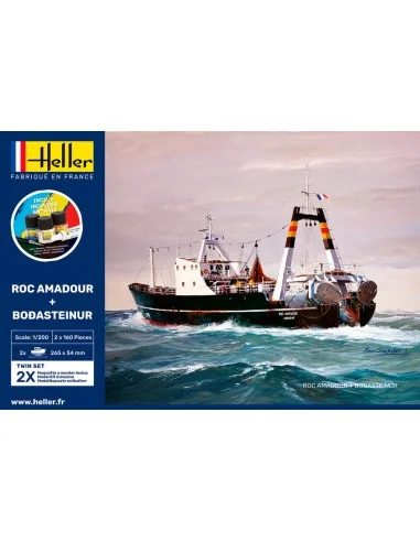 STARTER KIT Twin Set Roc Amadour + Bordasteinur, 1/200 - Heller 55608
