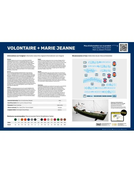 STARTER KIT Twin Set Volontaire + Marie Jeanne, 1/200 - Heller 55604