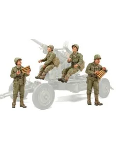 WW II Bofors Gun Crew (I)-4 Figures, 1/35 - Hobby Fan HF720