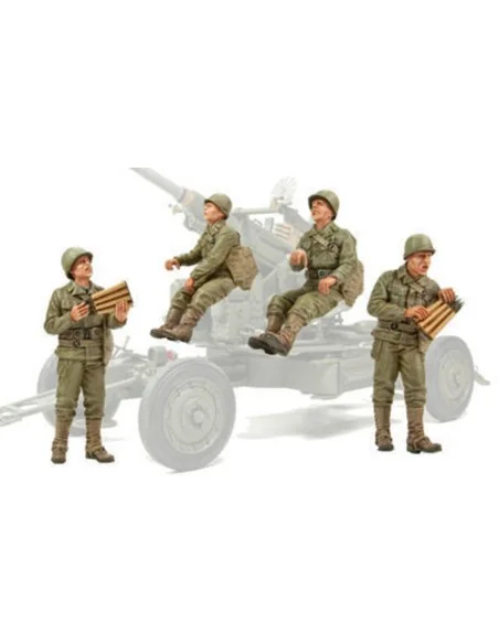 [NO_DESC] WW II Bofors Gun Crew (I)-4 Figures, 1/35 - Hobby Fan HF720