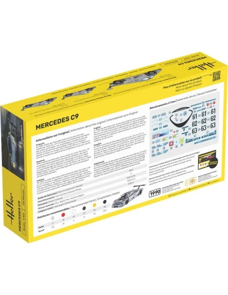 [NO_DESC] STARTER KIT Mercedes C9, 1/43 - Heller 56107