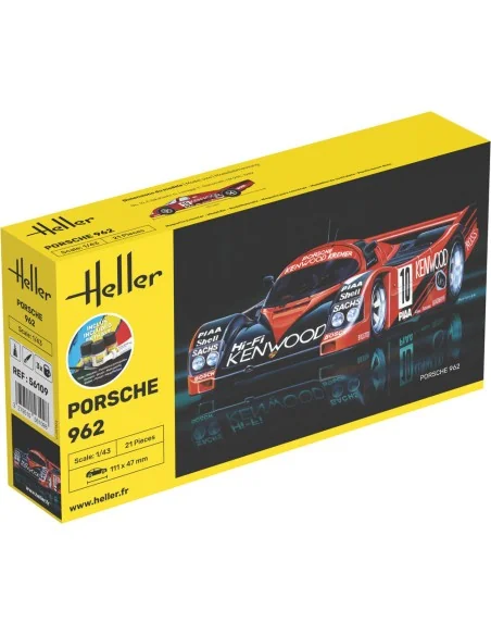STARTER KIT Porsche 962, 1/43 - Heller 56109