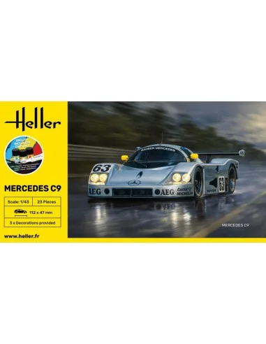 [NO_DESC] STARTER KIT Mercedes C9, 1/43 - Heller 56107