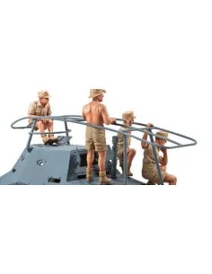 Sdkfz263 Afrikakorps Crew-4 Figures, 1/35 - Hobby Fan HF721 2