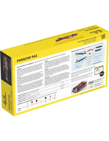 STARTER KIT Porsche 962, 1/43 - Heller 56109