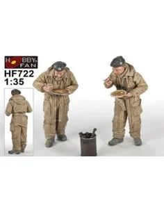 British Tank Crew"Meals for victory"2Fig, 1/35 - Hobby Fan HF722