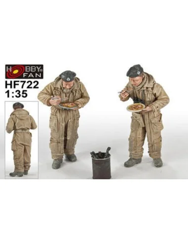 British Tank Crew"Meals for victory"2Fig, 1/35 - Hobby Fan HF722