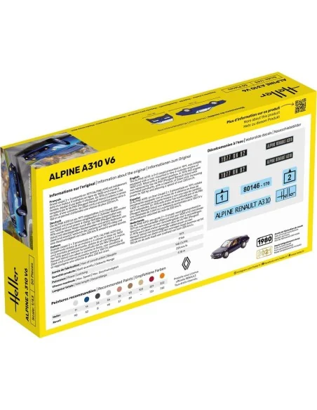 STARTER KIT Alpine A310, 1/43 - Heller 56146