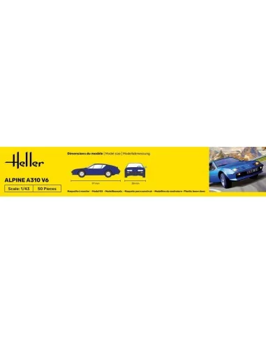 STARTER KIT Alpine A310, 1/43 - Heller 56146