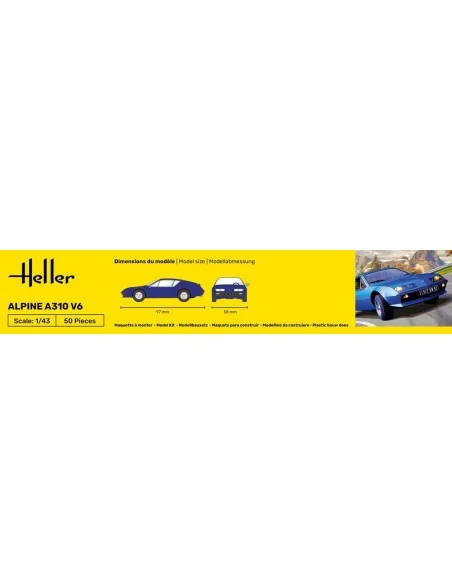 STARTER KIT Alpine A310, 1/43 - Heller 56146