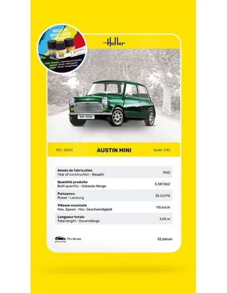 STARTER KIT Mini, 1/43 - Heller 56153