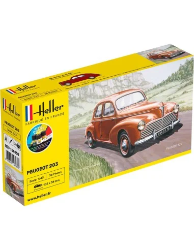 STARTER KIT Peugeot 203, 1/43 - Heller 56160