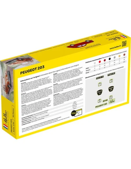 STARTER KIT Peugeot 203, 1/43 - Heller 56160