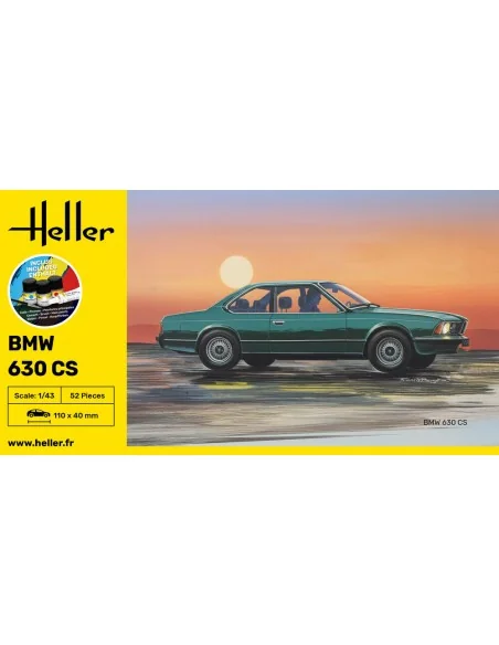 STARTER KIT BMW 630 CS, 1/43 - Heller 56166