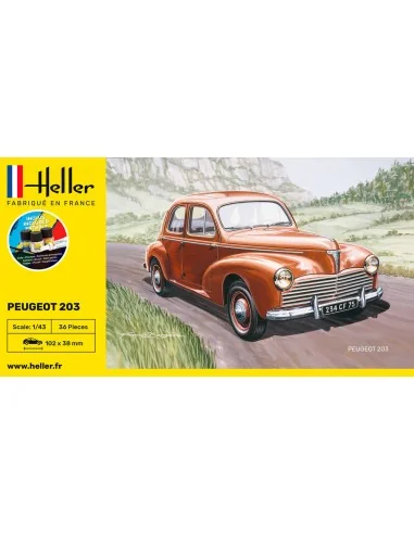 STARTER KIT Peugeot 203, 1/43 - Heller 56160