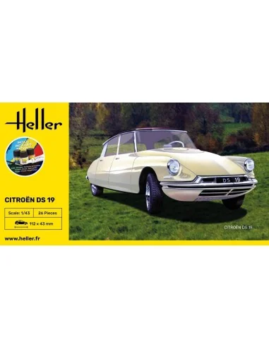 STARTER KIT Citroen DS 19, 1/43 - Heller 56162
