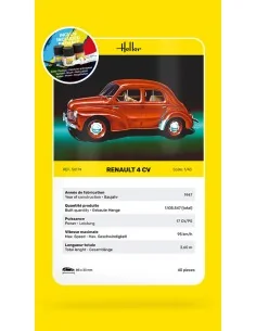 STARTER KIT Renault 4 CV, 1/43 - Heller 56174 2