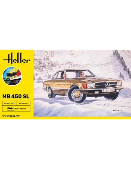 STARTER KIT MB 450 SL, 1/43 - Heller 56171