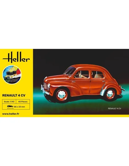 STARTER KIT Renault 4 CV, 1/43 - Heller 56174