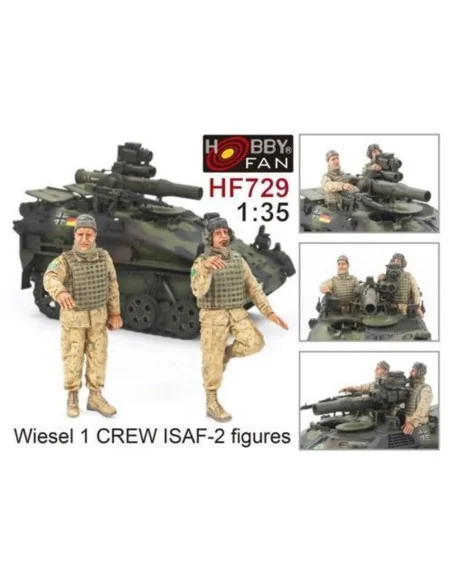 Wiesel 1 Crew ISAF-2 figures, 1/35 - Hobby Fan HF729