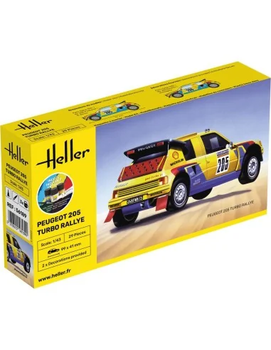 STARTER KIT Peugeot 205 Turbo Rallye, 1/43 - Heller 56189