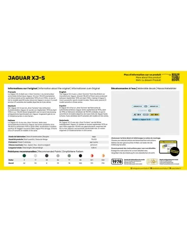 STARTER KIT Jaguar XJ-S, 1/43 - Heller 56183