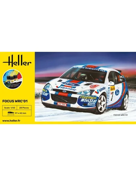 STARTER KIT Focus WRC'01, 1/43 - Heller 56196