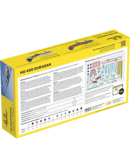 STARTER KIT MD 450 Ouragan, 1/72 - Heller 56201