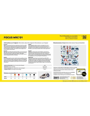 STARTER KIT Focus WRC'01, 1/43 - Heller 56196