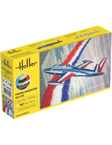 STARTER KIT Fouga Magister CM 170, 1/72 - Heller 56220