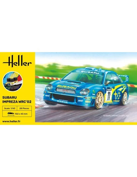 STARTER KIT Impreza WRC'02, 1/43 - Heller 56199