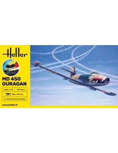 STARTER KIT MD 450 Ouragan, 1/72 - Heller 56201