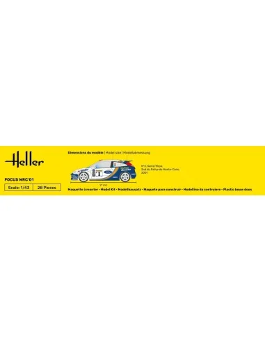 STARTER KIT Focus WRC'01, 1/43 - Heller 56196
