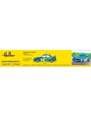 STARTER KIT Impreza WRC'02, 1/43 - Heller 56199