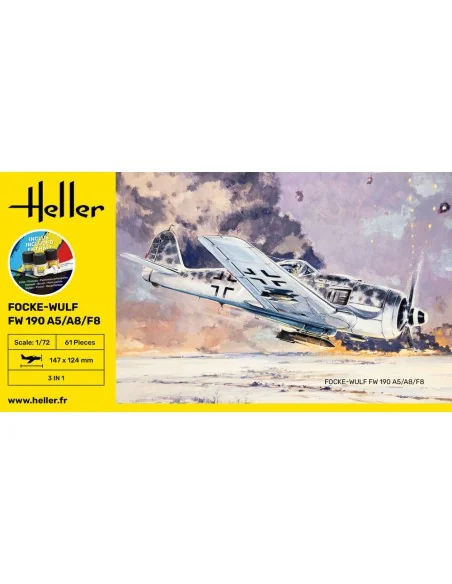 STARTER KIT FW 190 A5/A8/F8, 1/72 - Heller 56235