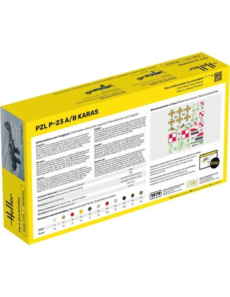 STARTER KIT PZL 23 Karas, 1/72 - Heller 56247