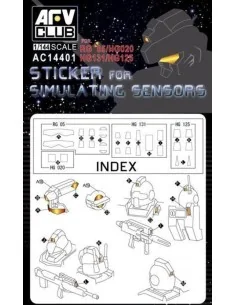 Sticker for Simulating Sensors, 1/144 - AFV-Club AC14401